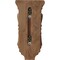 Ekena Millwork 5"W x 5"D x 10"H Medium Acanthus Wood Corbel, Mahogany CORW05X05X10ACGM - alternate 3